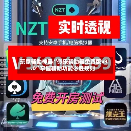 玩家辅助神器“微乐辅助器免费版v3.0	”掌握辅助功能必胜规则-第3张图片