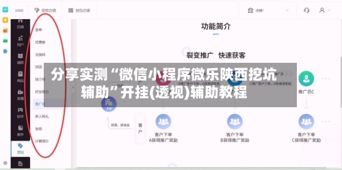 分享实测“微信小程序微乐陕西挖坑辅助”开挂(透视)辅助教程-第2张图片