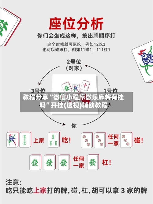 教程分享“微信小程序微乐麻将有挂吗”开挂(透视)辅助教程-第3张图片