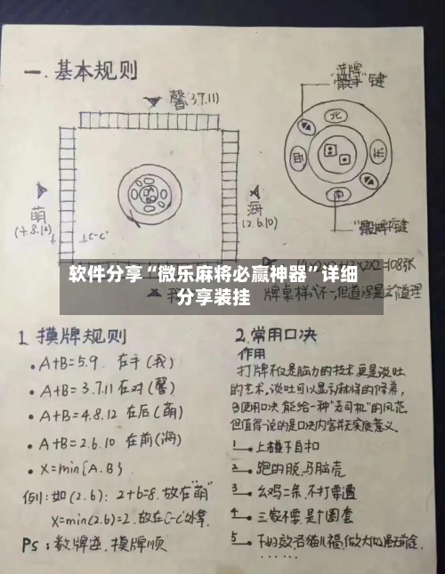 软件分享“微乐麻将必赢神器”详细分享装挂-第2张图片