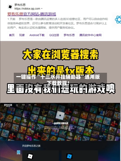 一键操作“十三水开挂辅助器”通用版下载教程！-第3张图片