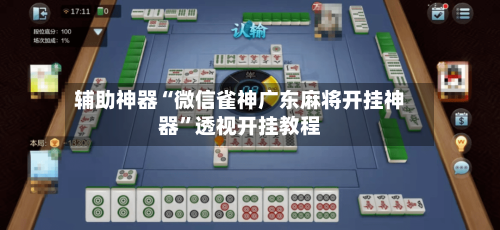 辅助神器“微信雀神广东麻将开挂神器”透视开挂教程-第3张图片